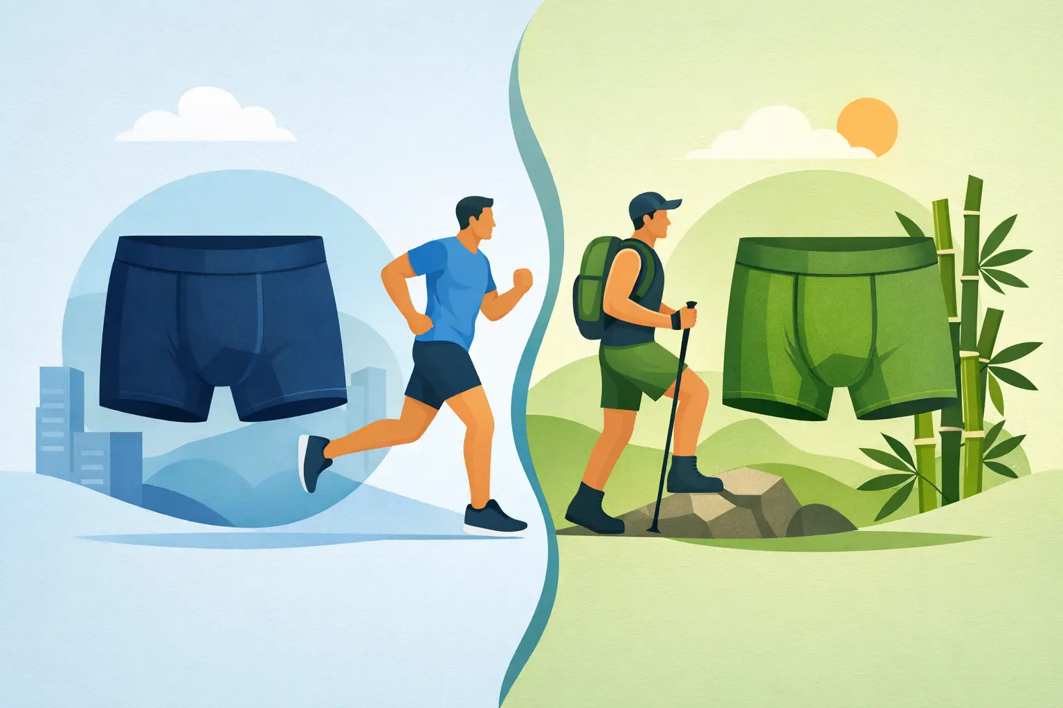 Modal Underwear vs Bamboo for Men Who Move